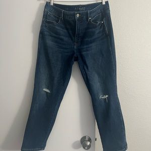 WHBM sculpt straight crop jeans size 12